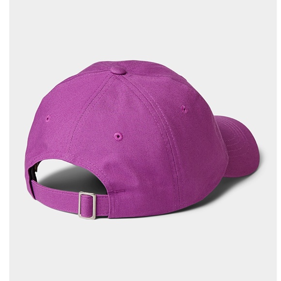 The North Face unisex crimson purple 100% cotton retro dad cap NWT - Picture 2 of 8